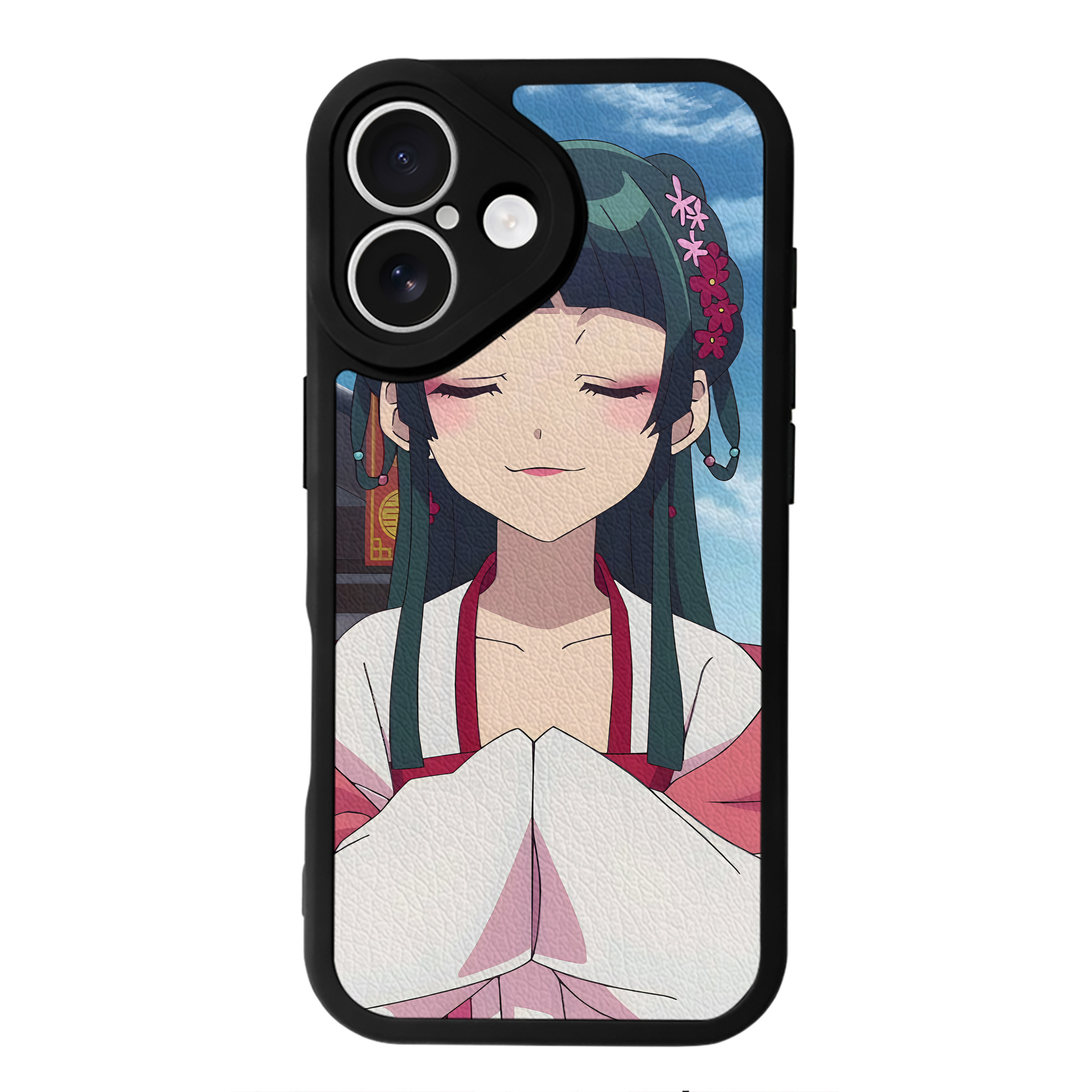 薬屋のひとりごと The Apothecary Diaries 【iPhone 16シリーズ対応】シリコンスマホケース（レザー調） 材質：シリコン